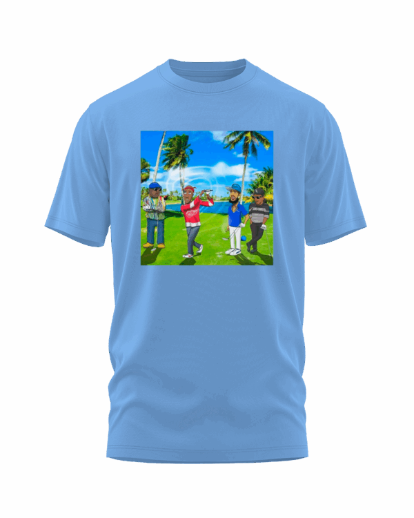Buy Sky Blue Golf T-Shirt