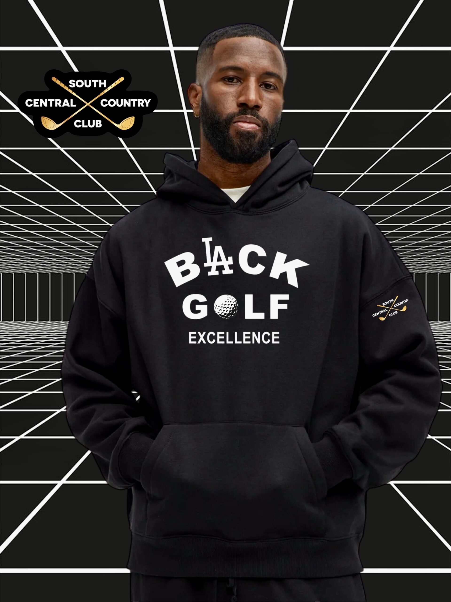 Buy Black Golf Excellence Hoodie Online | South Central Country Club